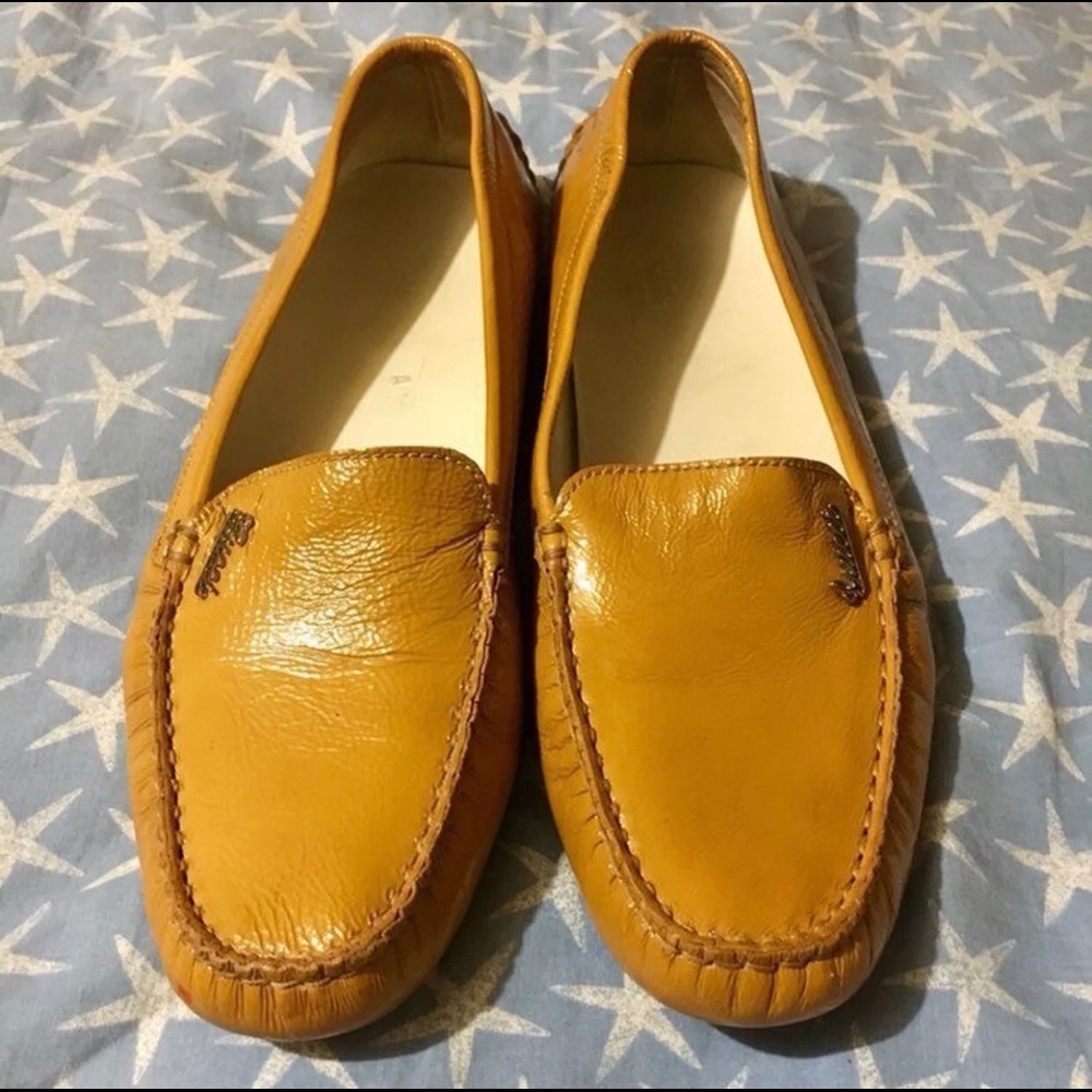 Gucci Patent Leather Driving Moccasin Gem